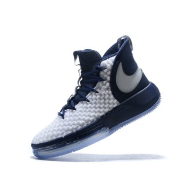 Nike Erkek Alphadunk Midnight Lacivert / Gümüş Basketbol Ayakkabısı Türkiye - LFRTWII6